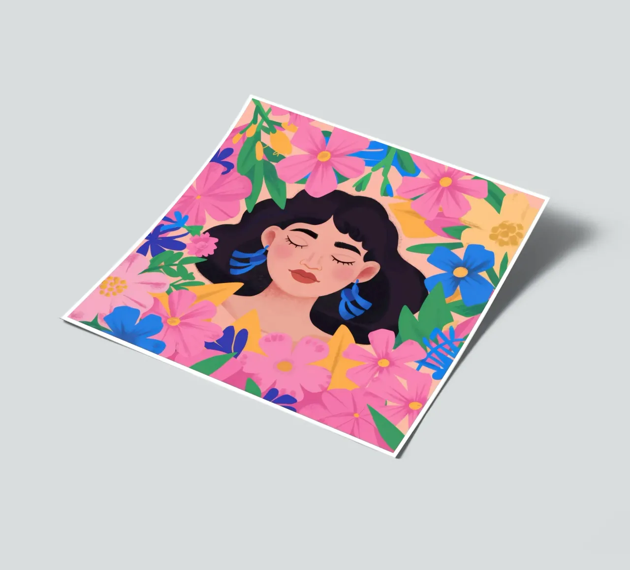 Blütentraum Gelassenheit Stickerbogen von Sentinel Glow