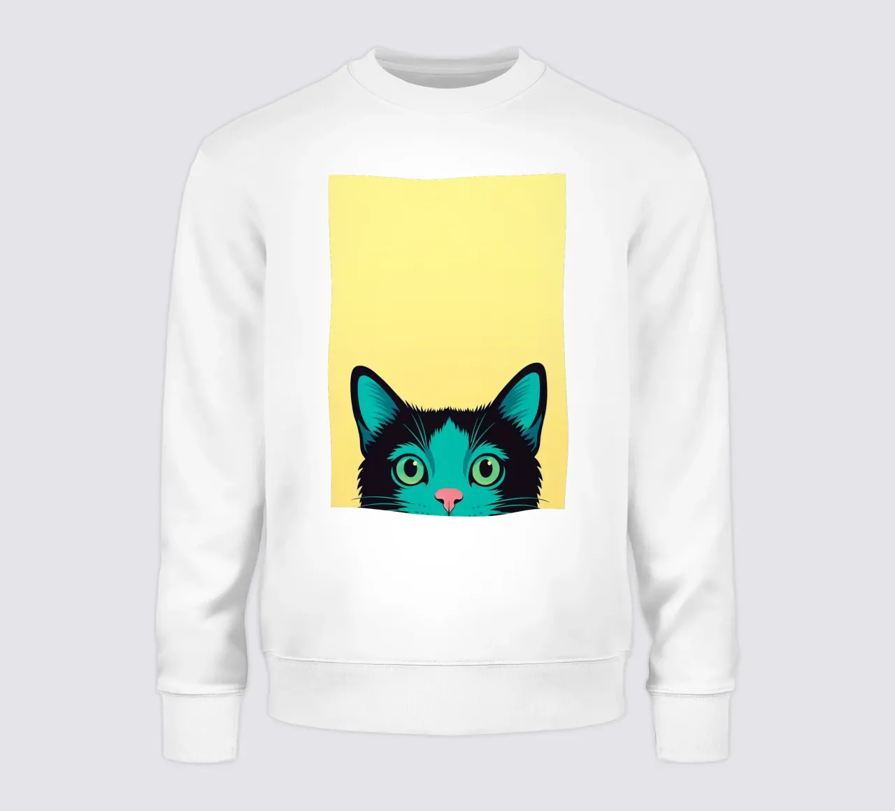 divertente gatto timido felpa da oneone