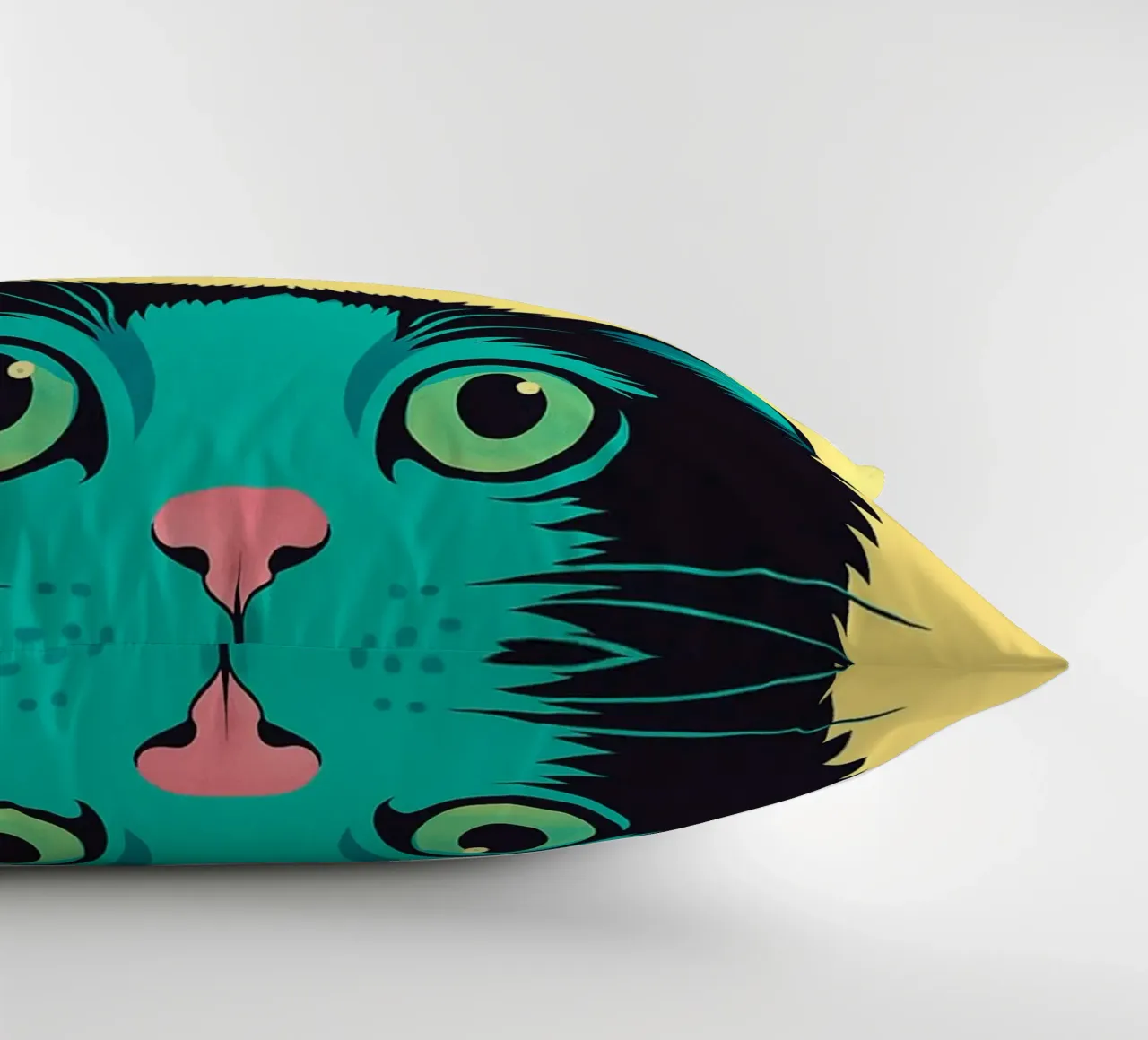 divertente gatto timido cuscino da oneone