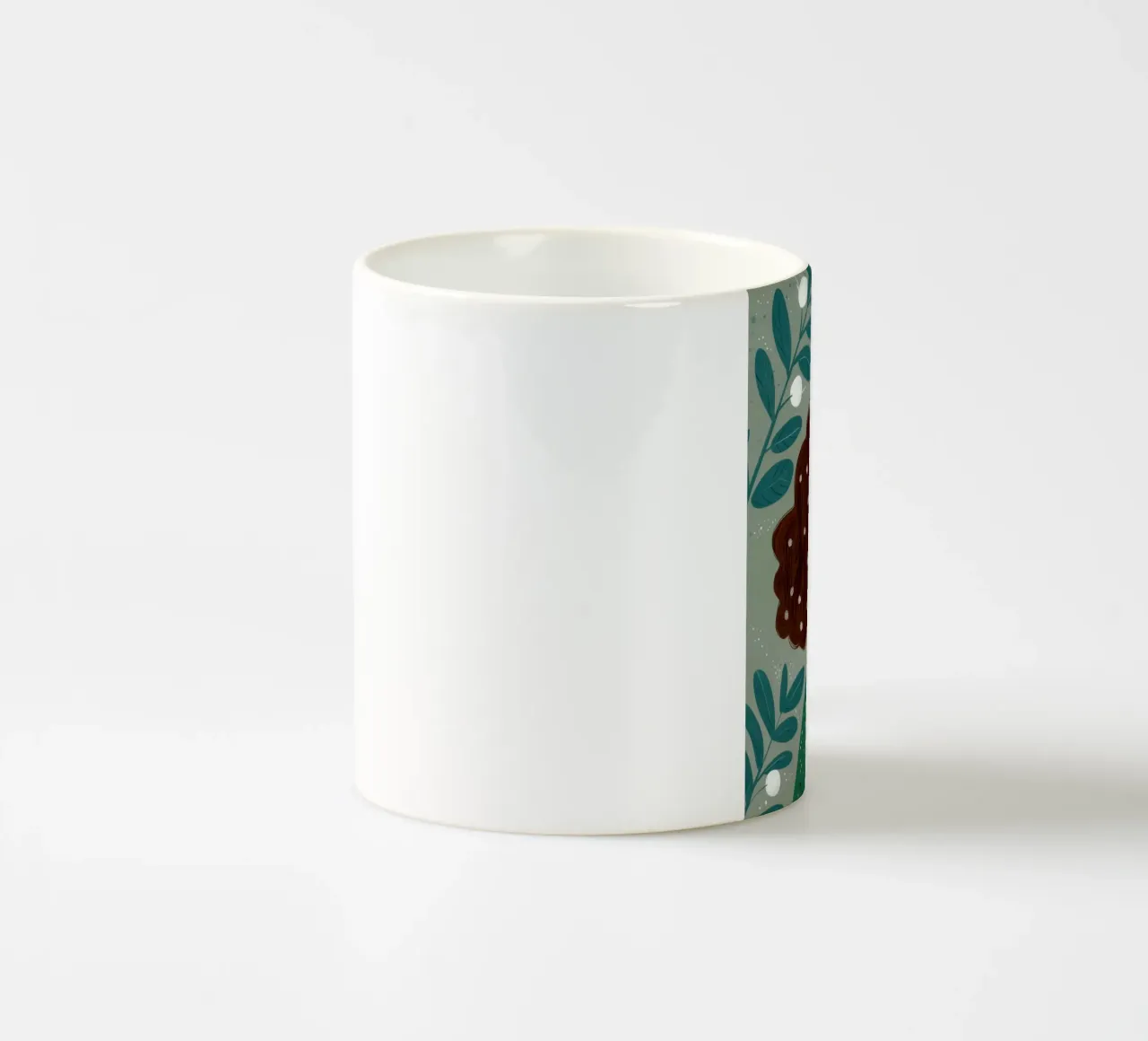 Capelli ricci Giornata di neve tazza in ceramica da Marigold Tiga