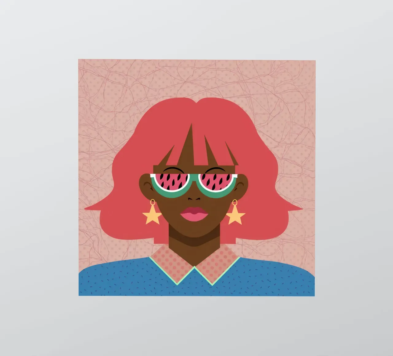 Wassermelonen-Sonnenbrille Pop Sticker von Sentinel Glow