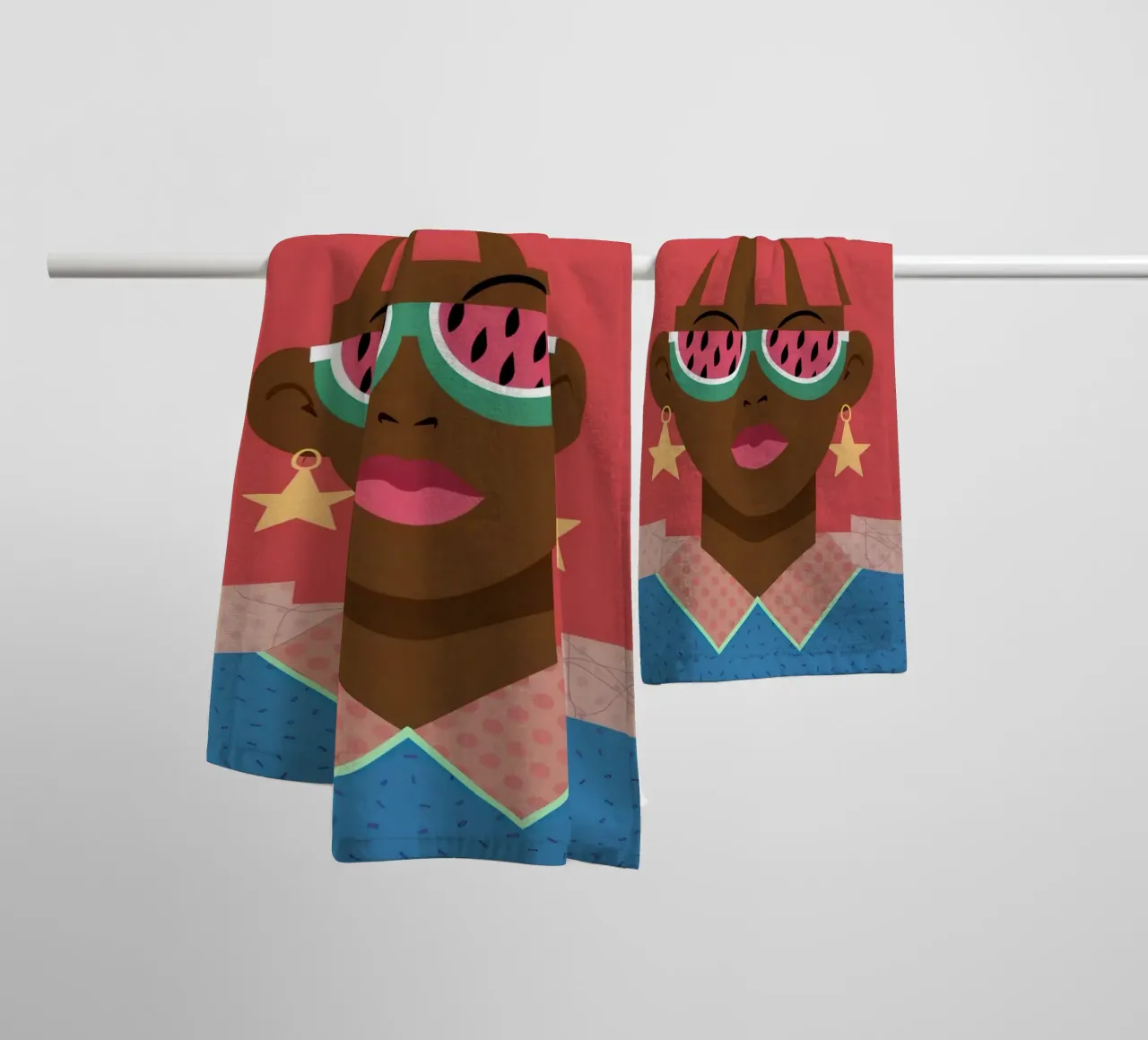 Lunettes de soleil pastèque Pop serviette de bain de Sentinel Glow