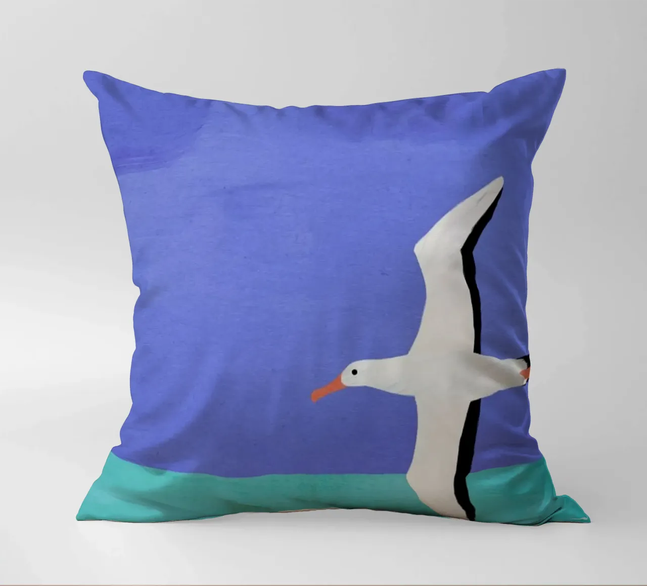 Albatross And The Cloud cuscino da Henry Rivers