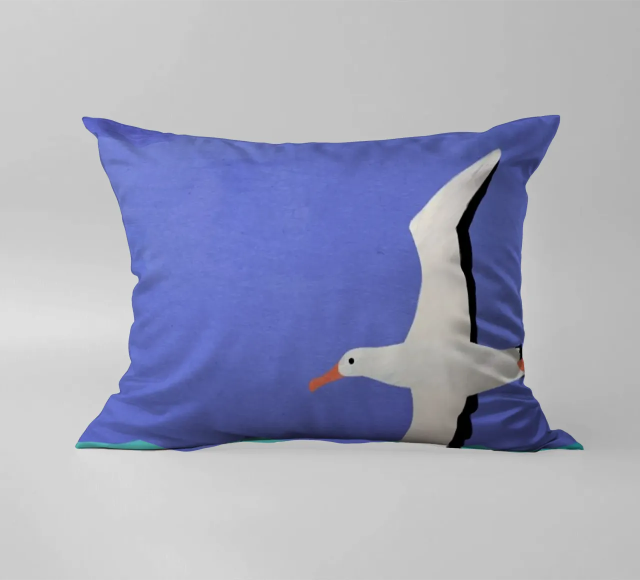 Albatross And The Cloud cuscino da Henry Rivers