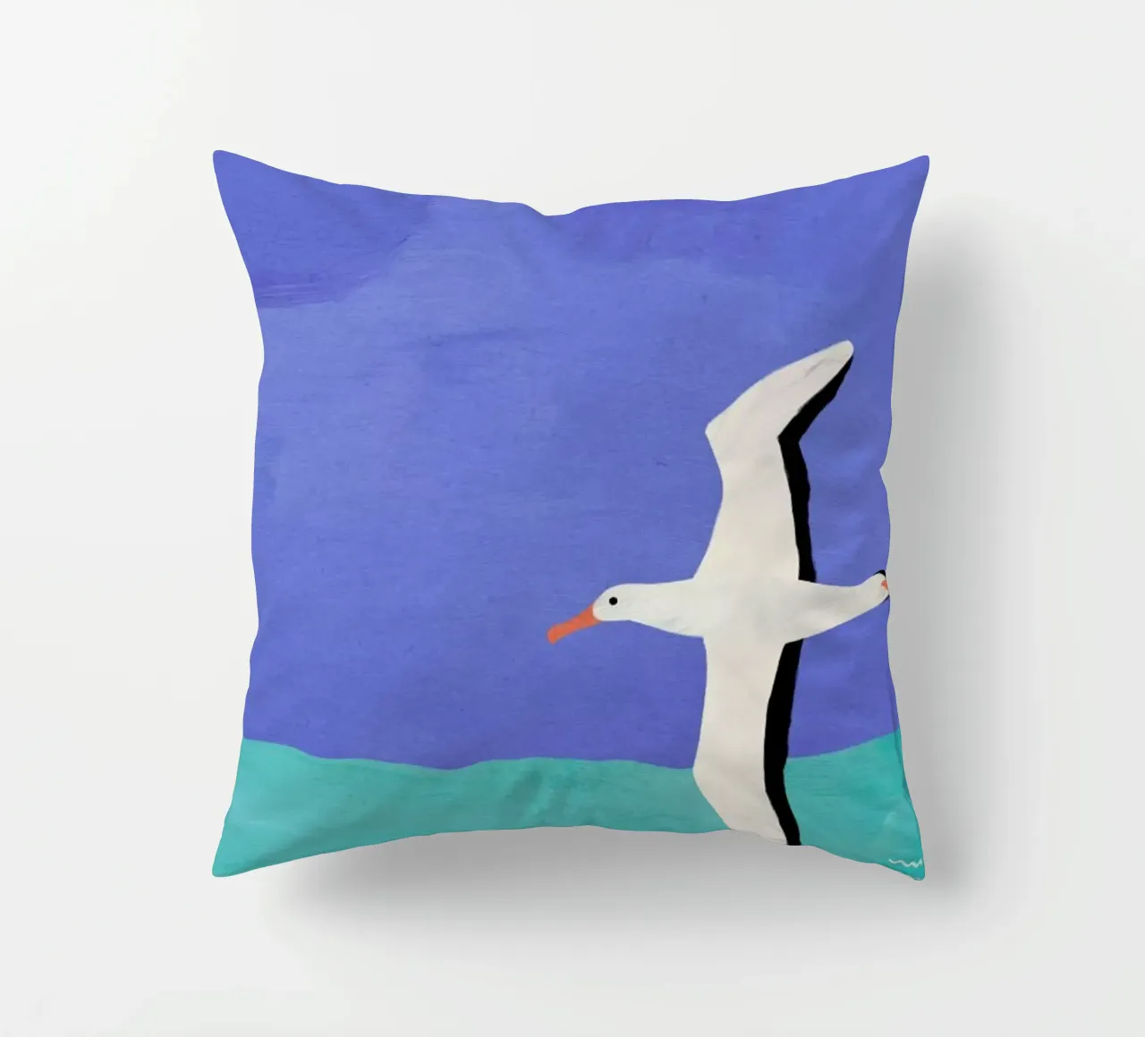 Albatross And The Cloud cuscino da Henry Rivers