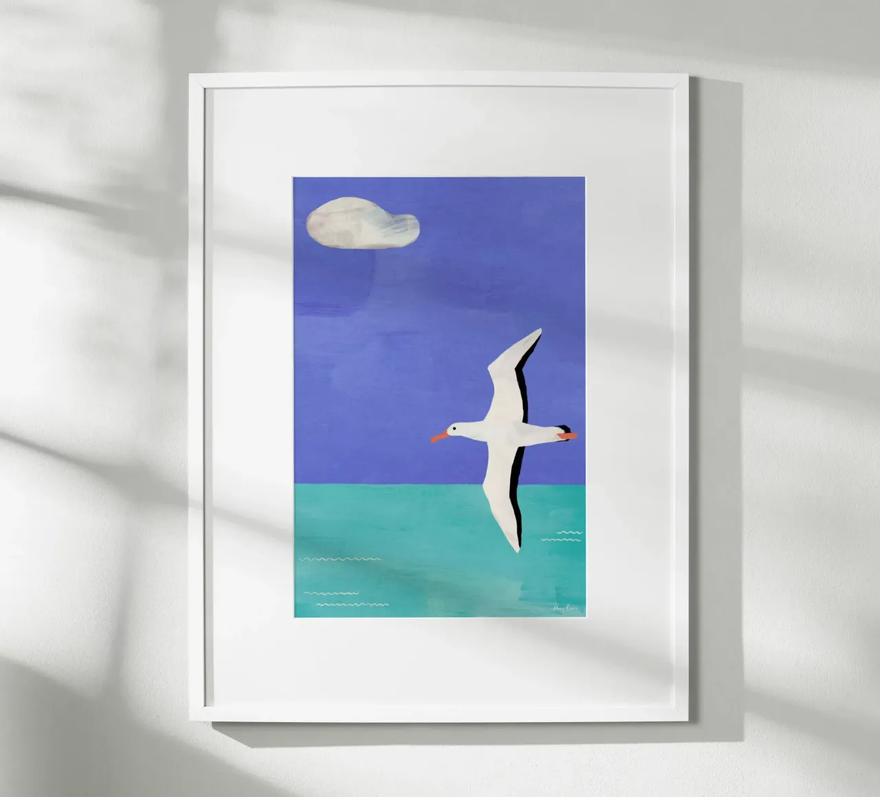 Albatross And The Cloud poster by Henry Rivers
