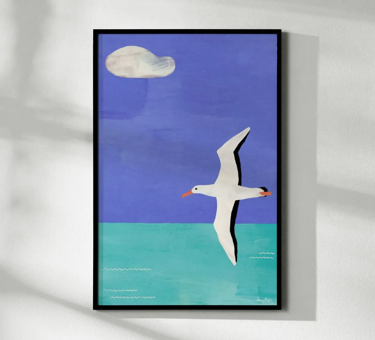 Albatross And The Cloud poster by Henry Rivers