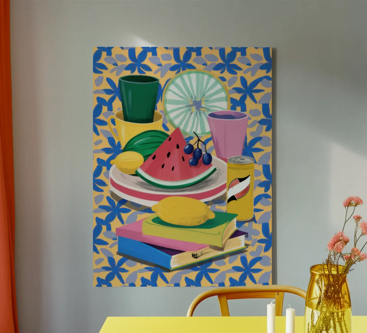 Anguria e libri tela da Pale Aura