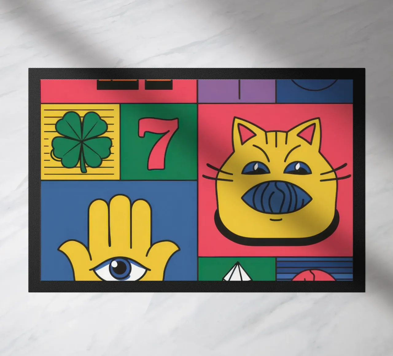 Eclectisch Fortuinraster deurmat van Arcane Lines