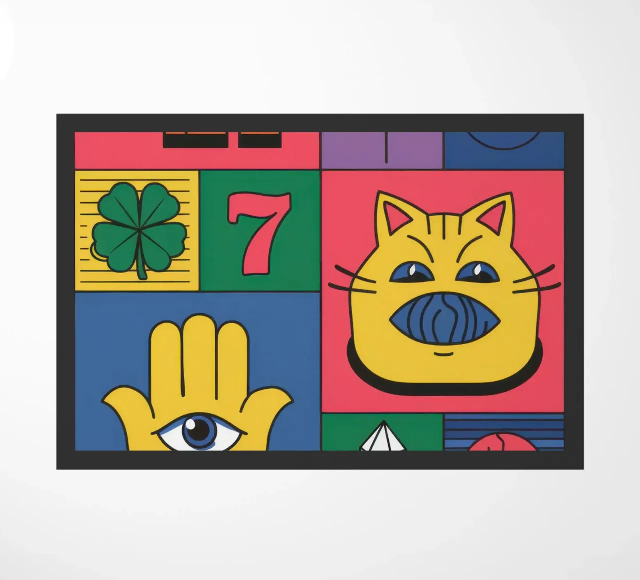 Eclectisch Fortuinraster deurmat van Arcane Lines