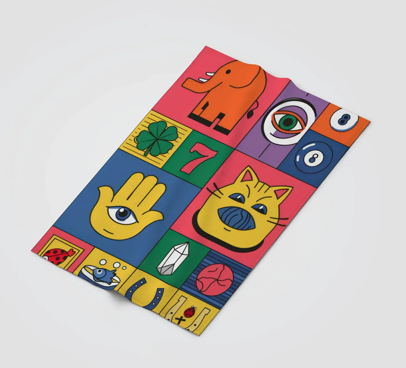 Eclectic Fortune Grid coperta in pile da Arcane Lines