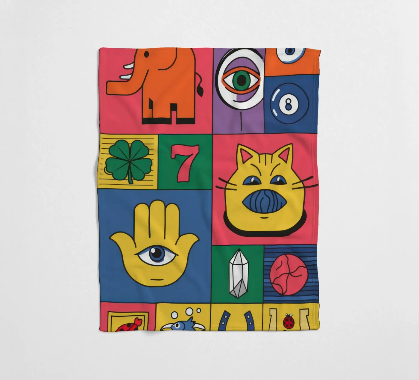 Eclectic Fortune Grid coperta in pile da Arcane Lines