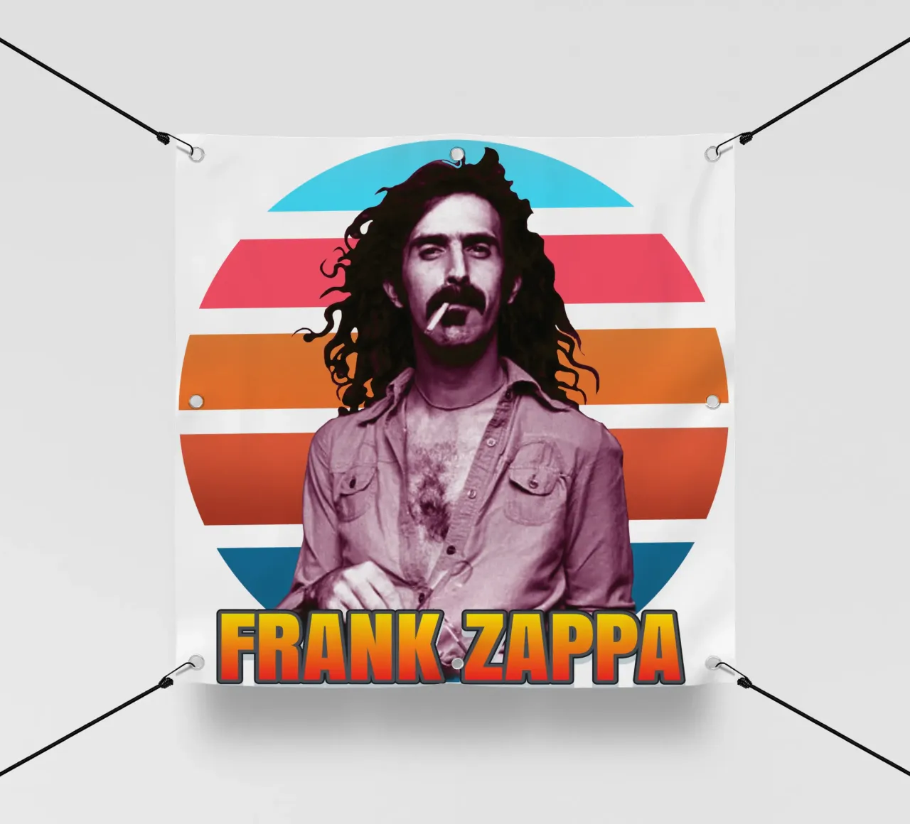 Frank Zappa vintage pvc cover by Lembayung art