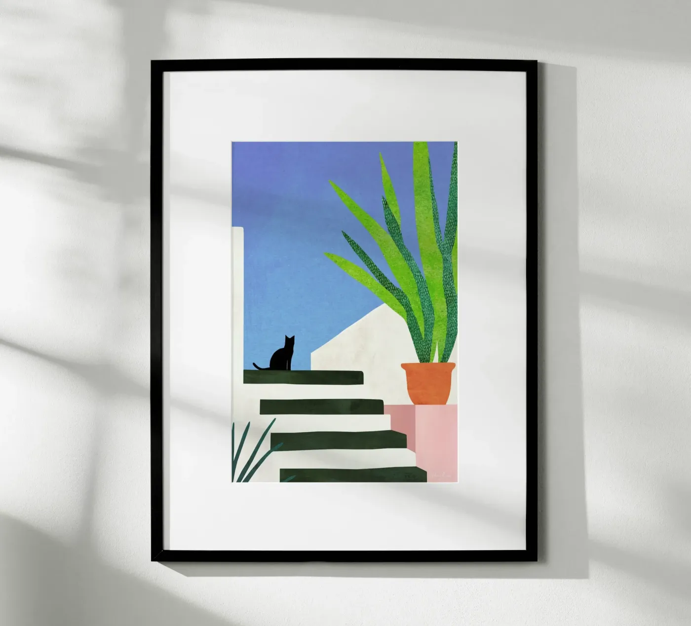 Cat in Greece poster da Henry Rivers