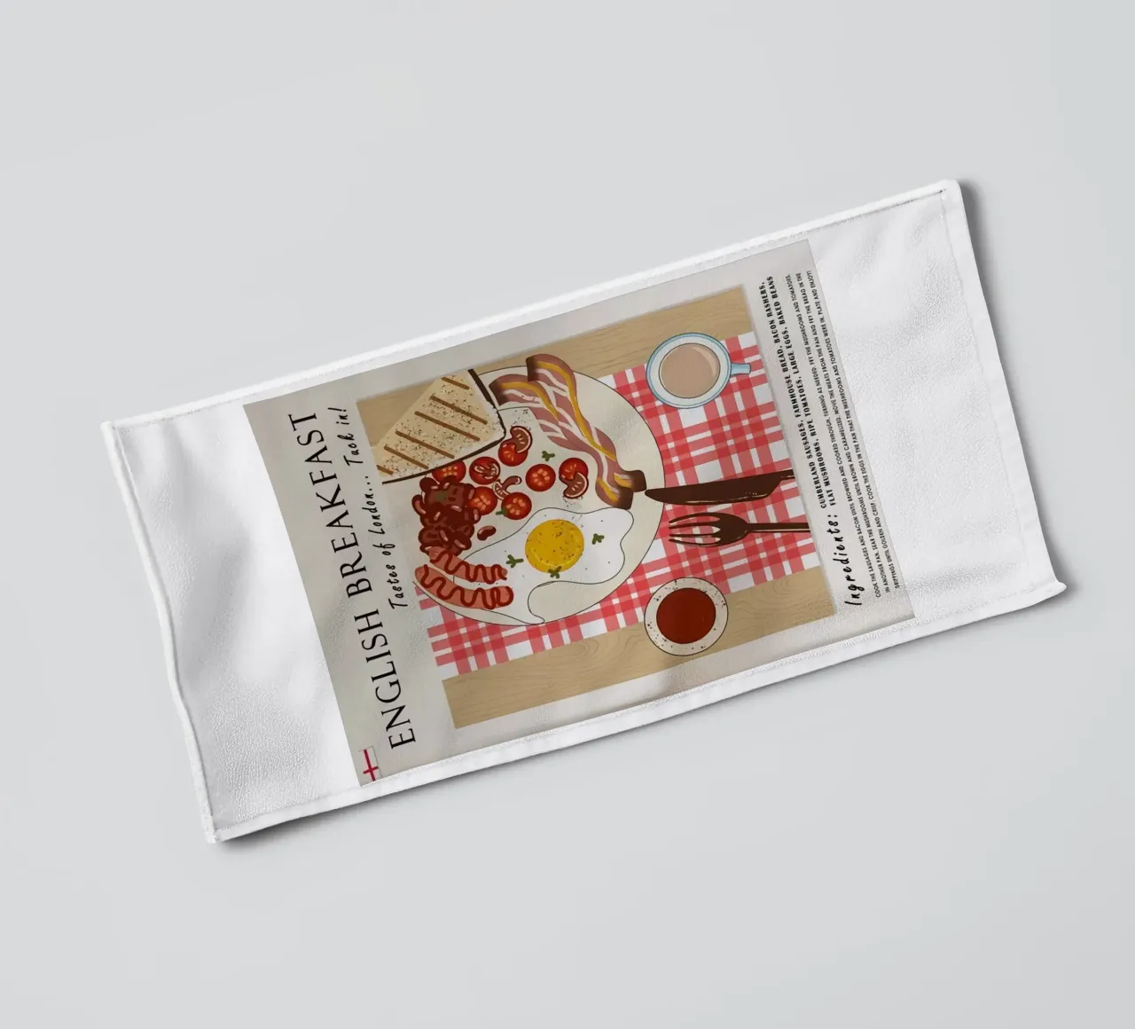 Ontbijt badhanddoek van Food Market