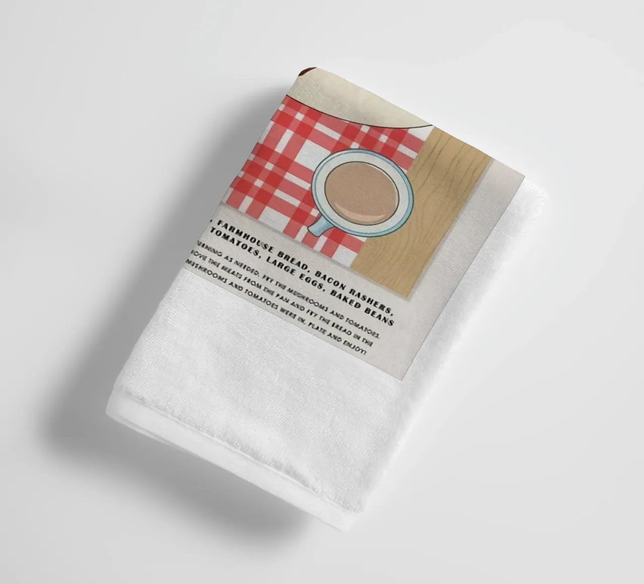 Ontbijt badhanddoek van Food Market