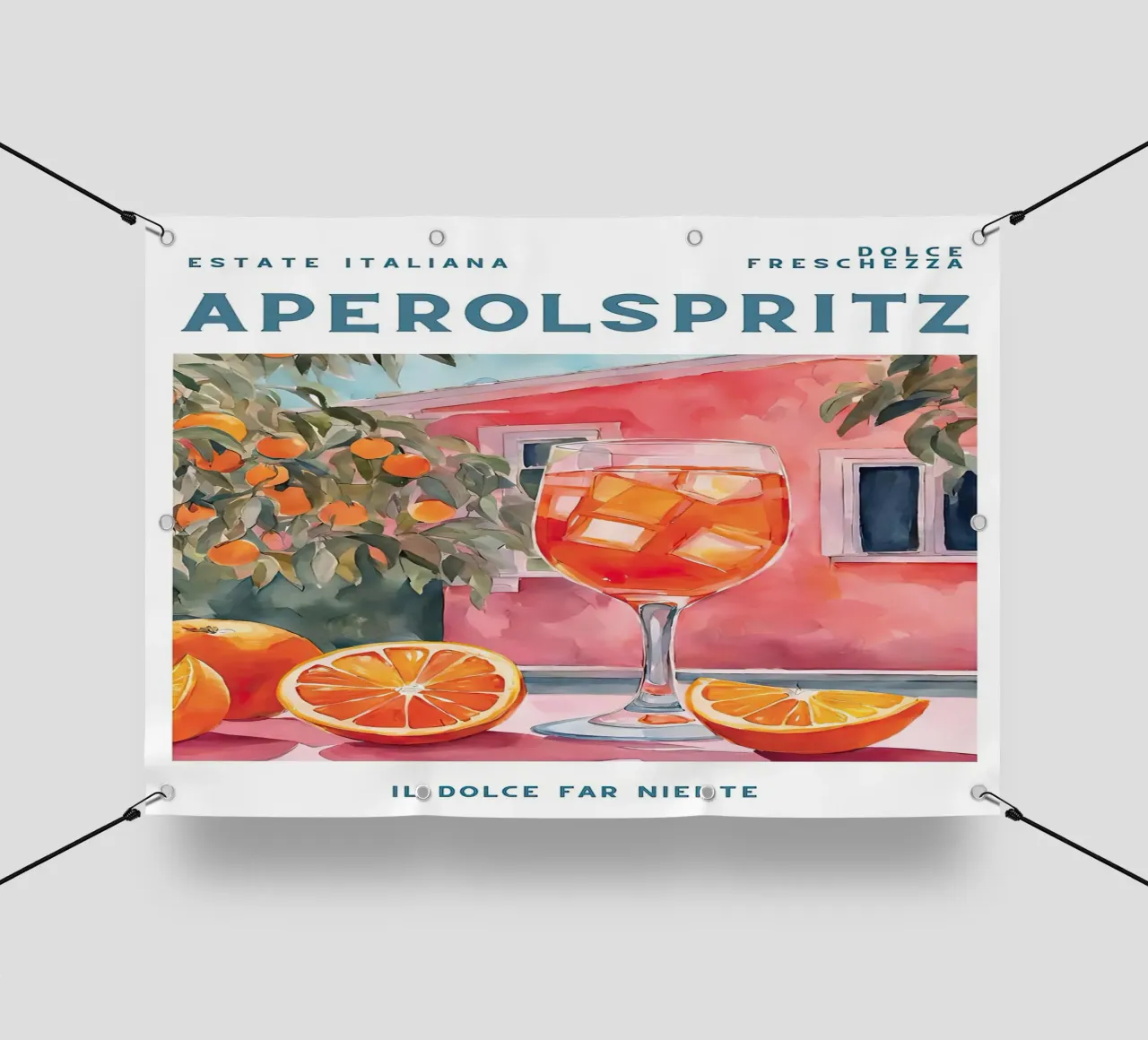 Aperol Spritz 2025 telo in pvc da Hitspost