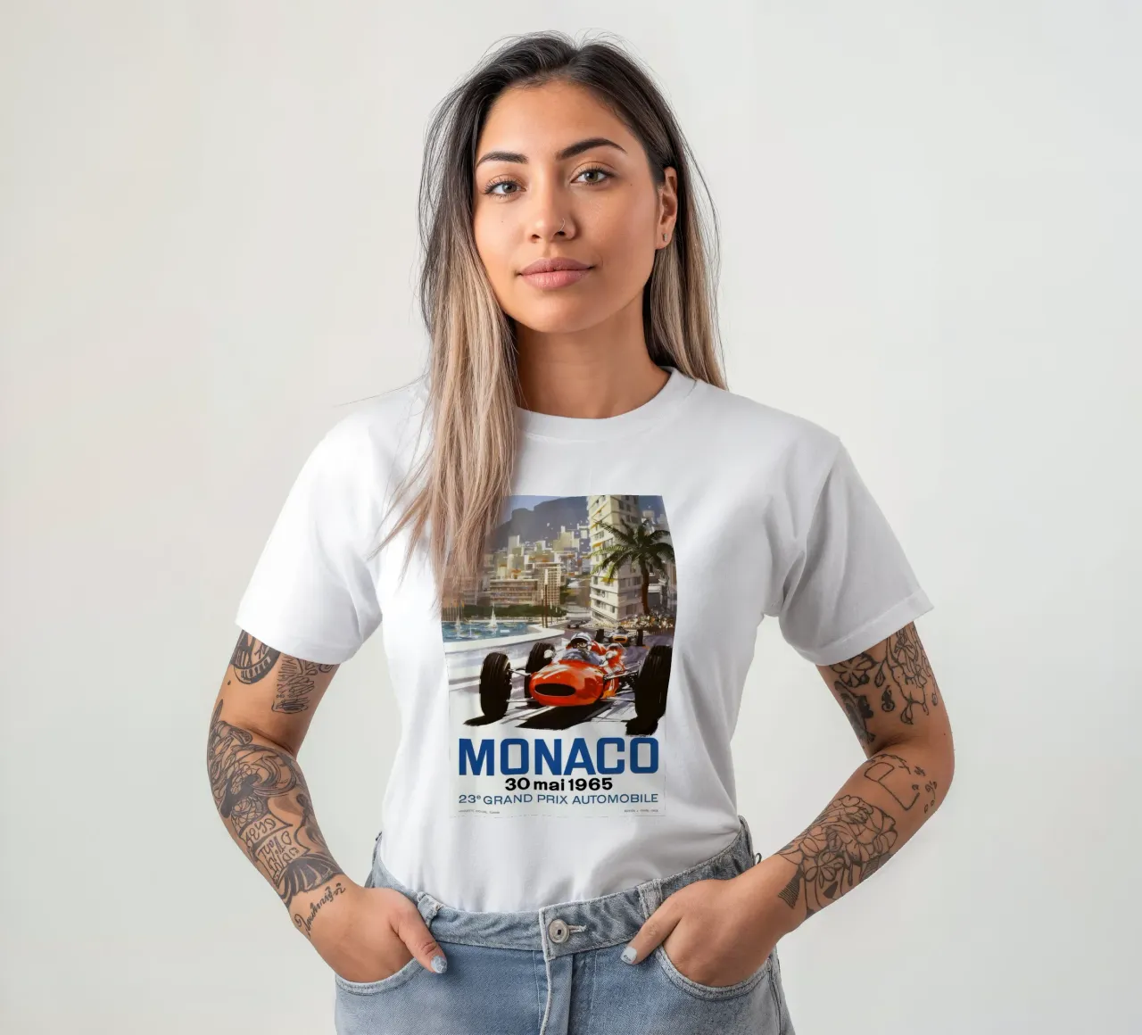 Monaco Grand Prix Racing 1965 t-shirt by Hitspost