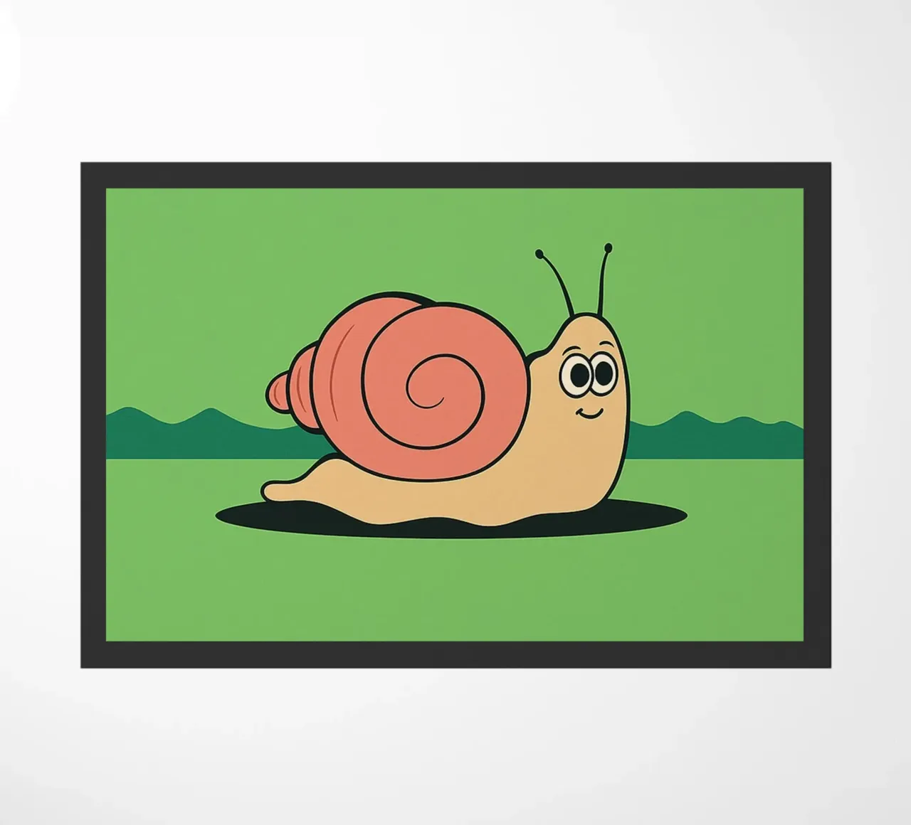 Funny Snail it takes as long as it takes doormat by oneone