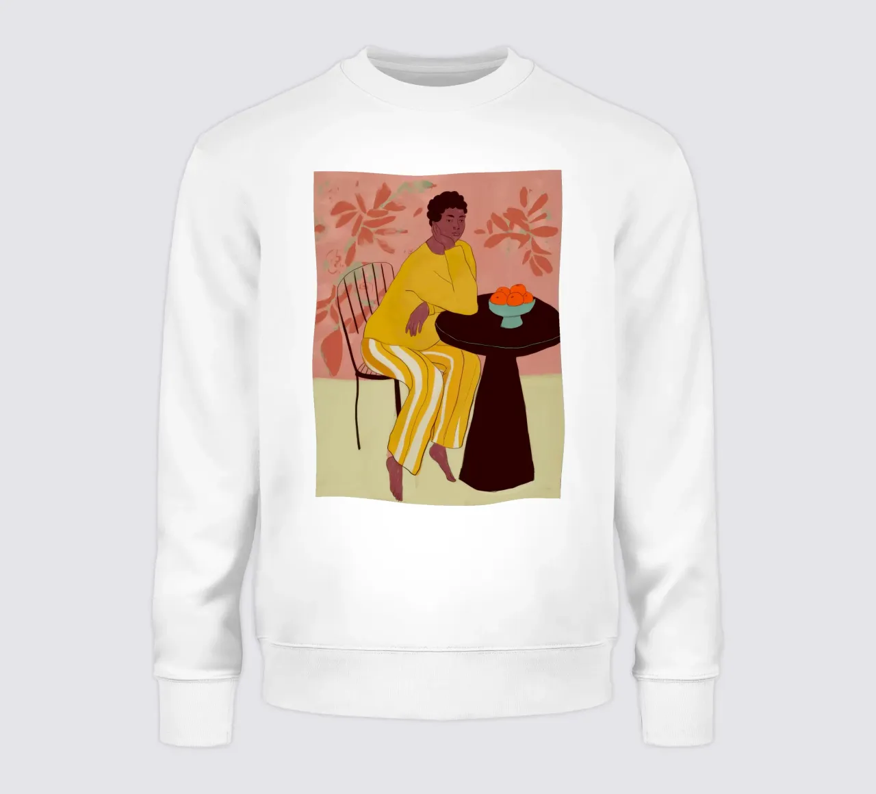 Conjunto mono amarillo sudadera de Marigold Tiga