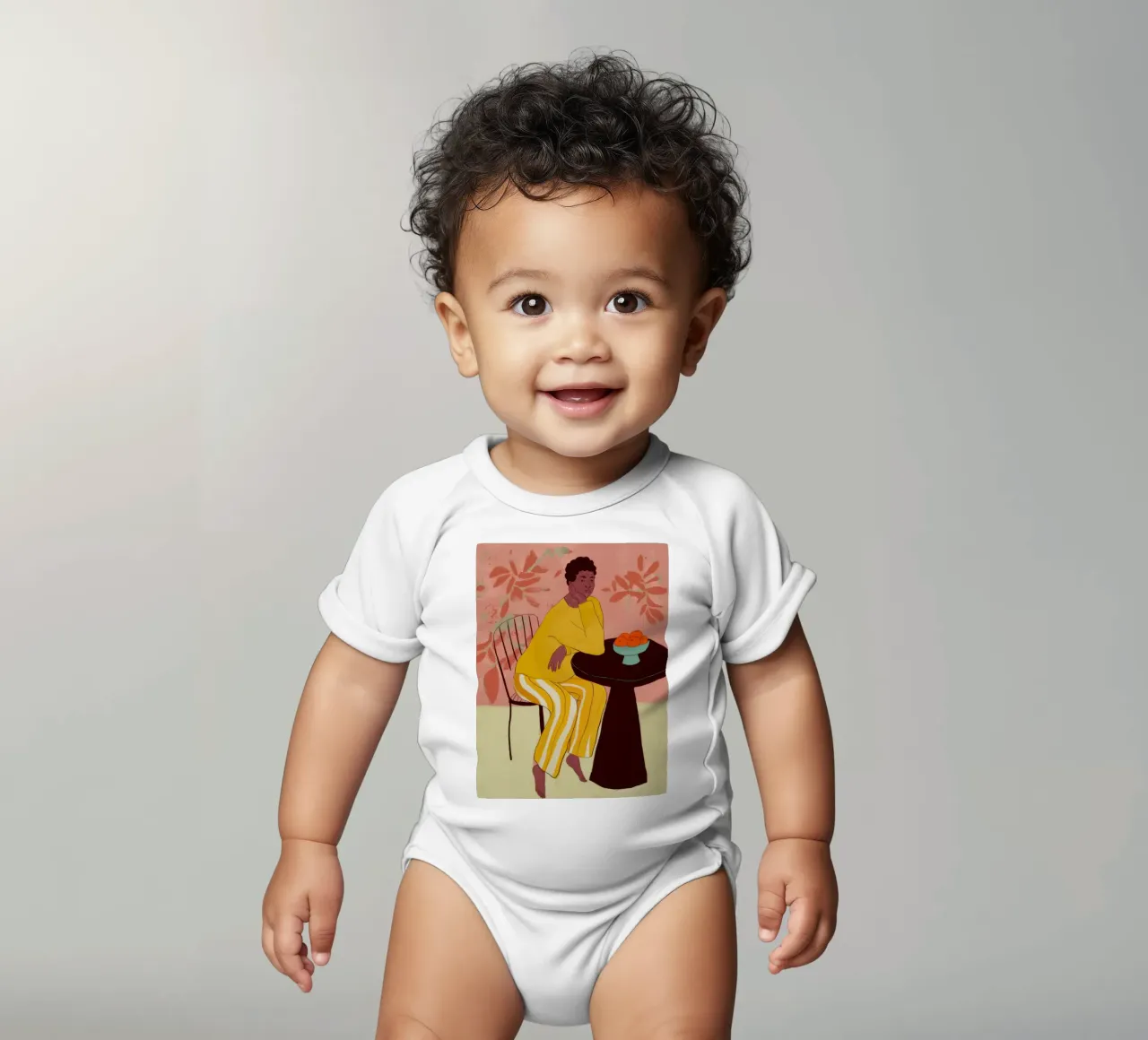 Combinaison jaune Gathering body bébé de Marigold Tiga