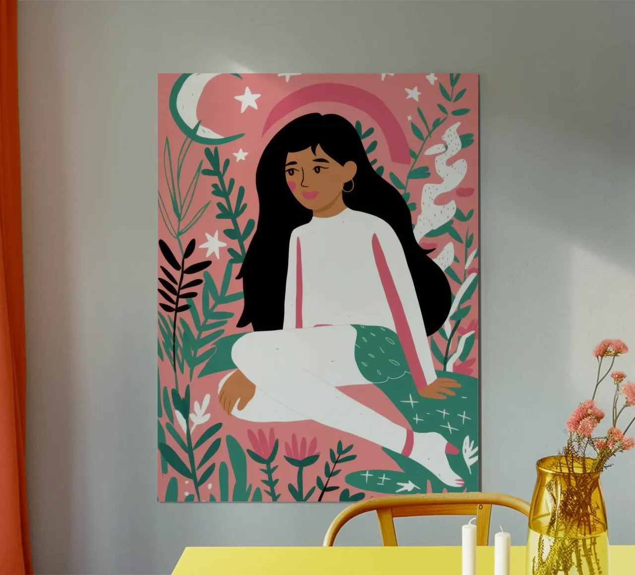 Hemelse Zelf Omhelzing poster van Pale Aura