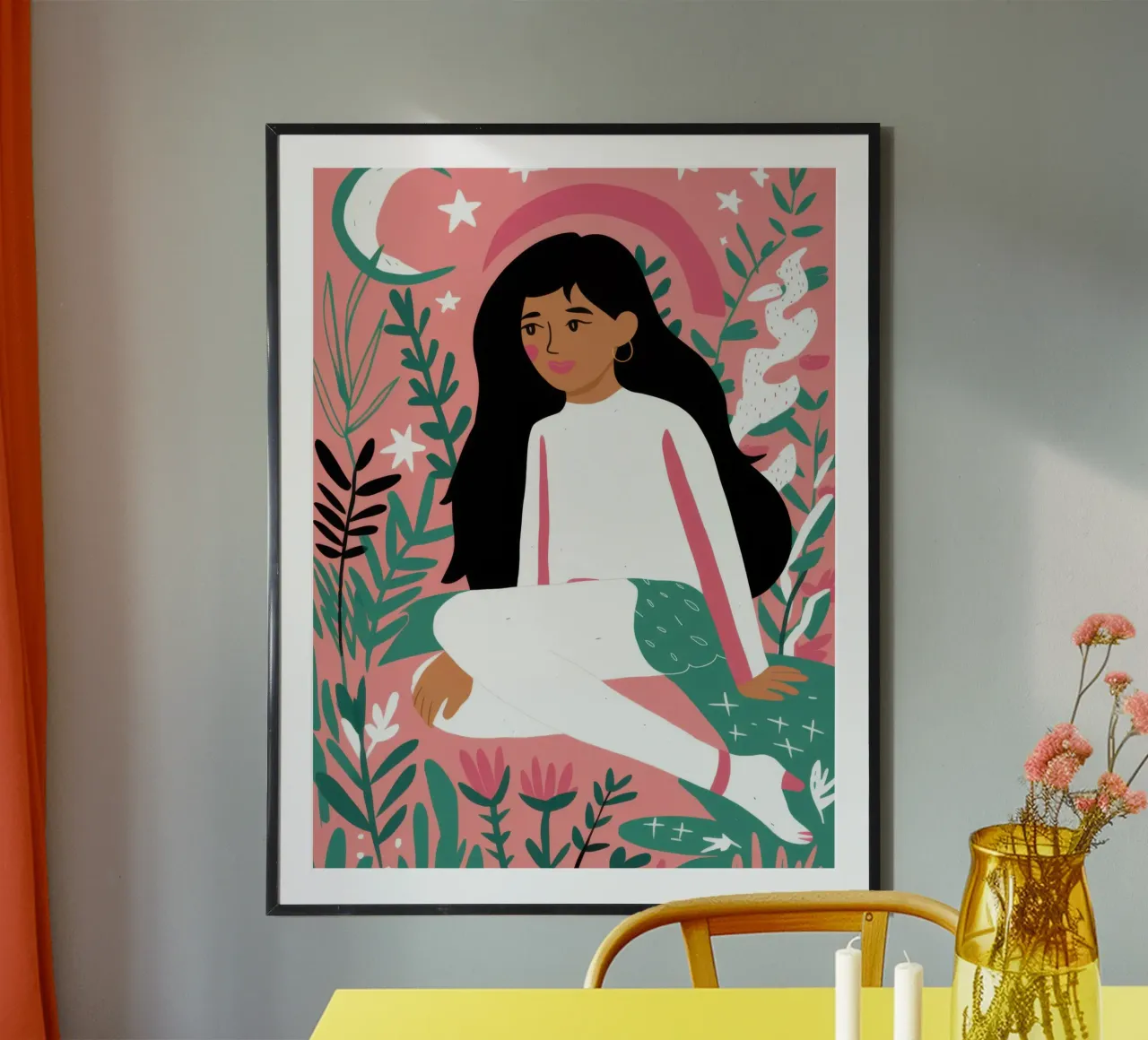 Hemelse Zelf Omhelzing poster van Pale Aura