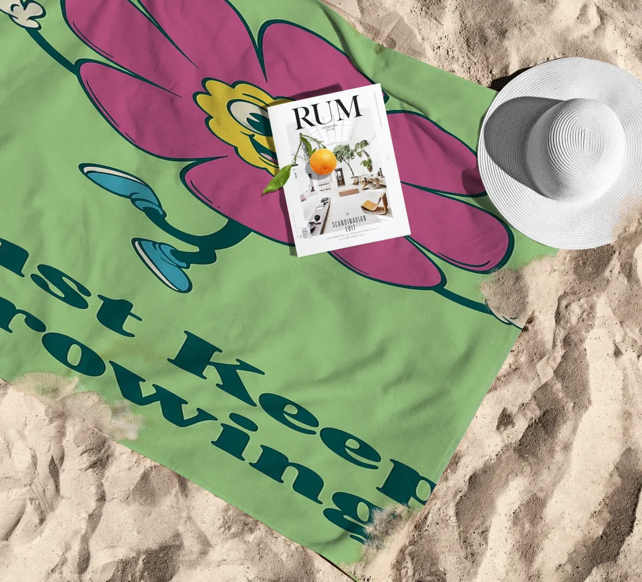 continua a crescere telo mare da oneone