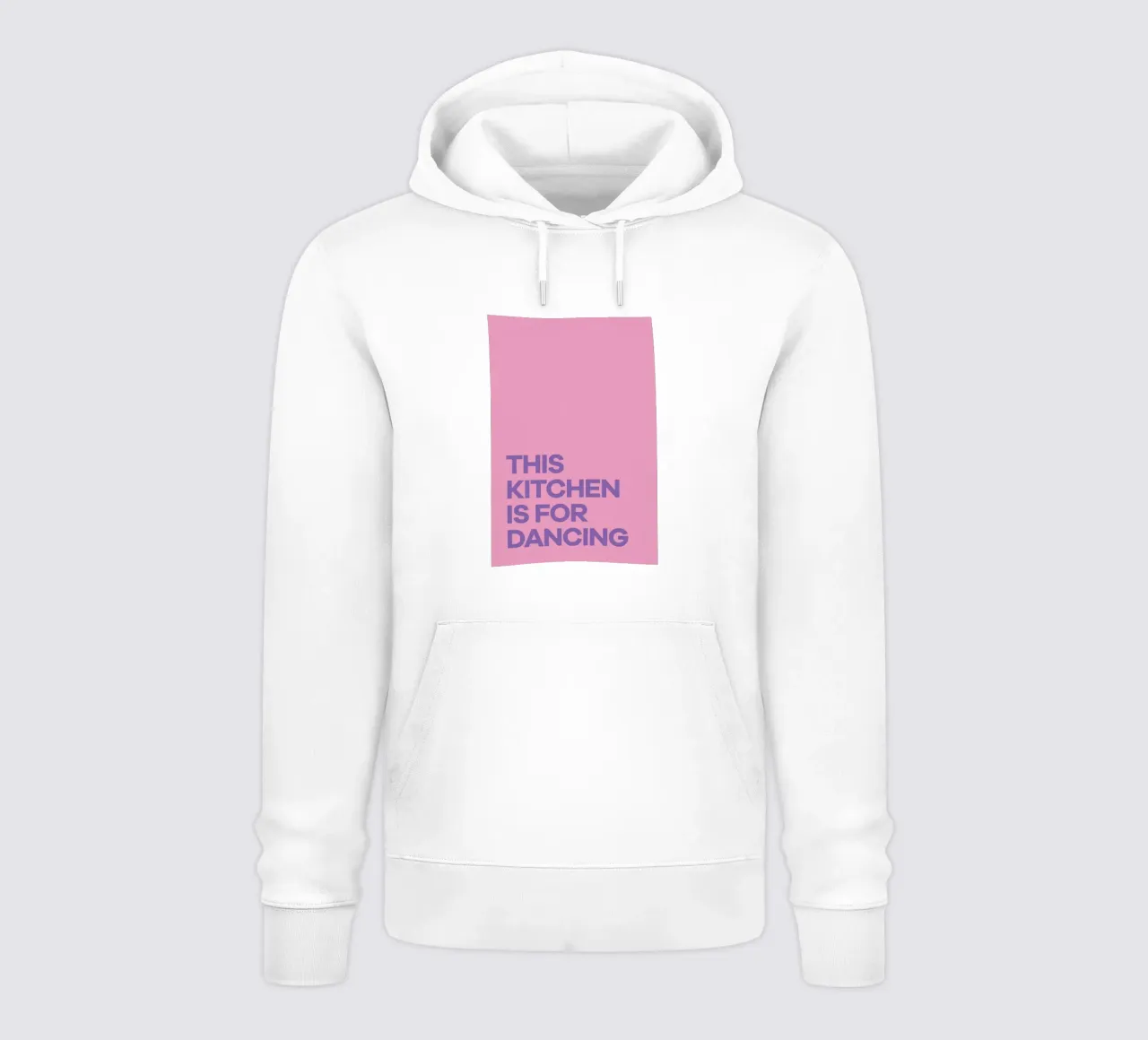 This Kitchen is for Dancing Purple felpa con cappuccio da Pure
