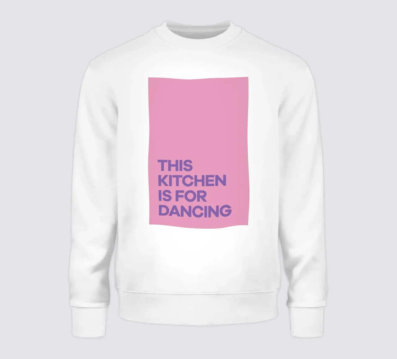 This Kitchen is for Dancing Purple felpa da Pure