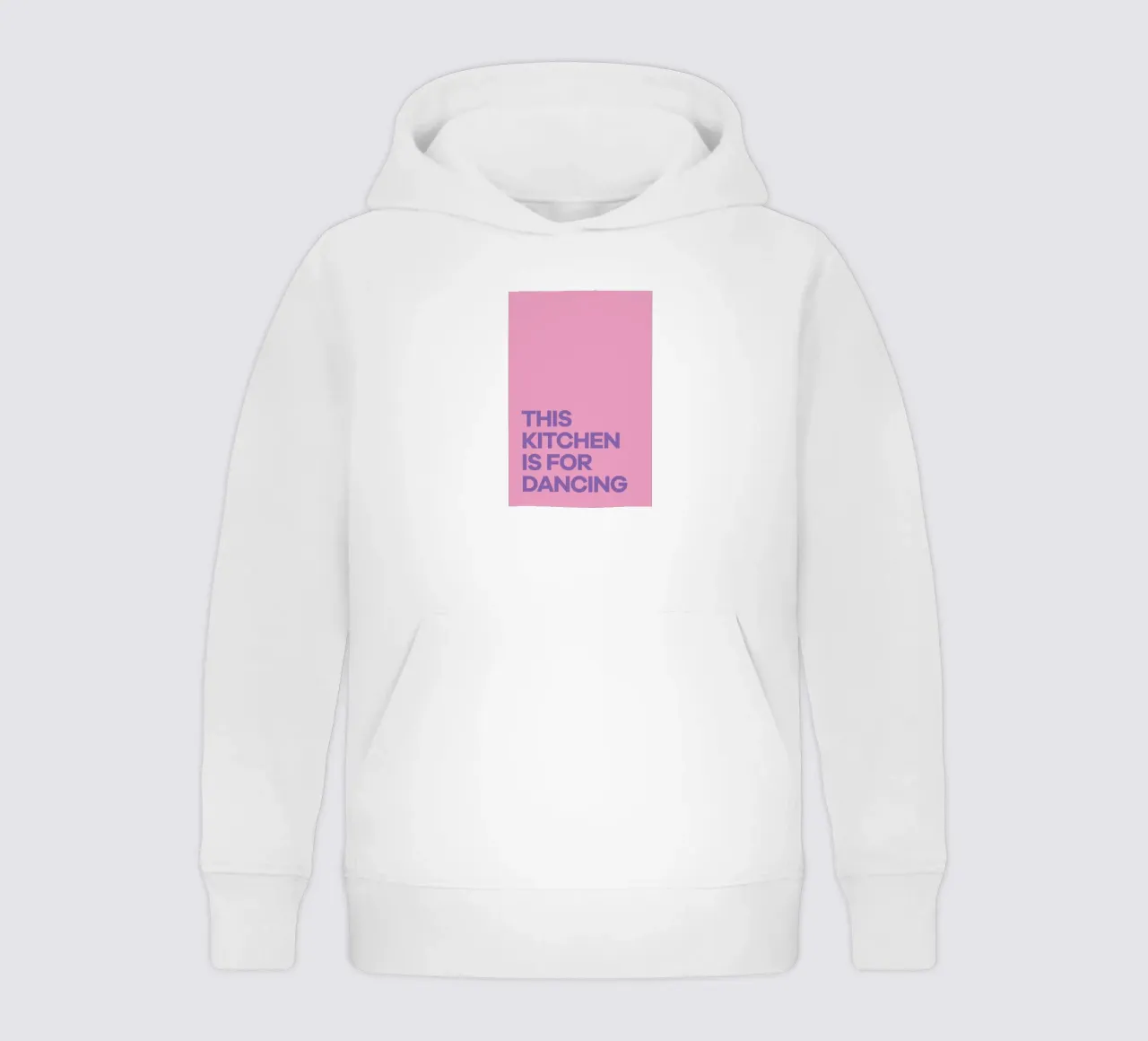 This Kitchen is for Dancing Purple kids hoodie by Pure