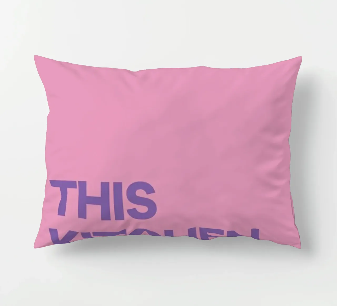 This Kitchen is for Dancing Purple kussen van Pure