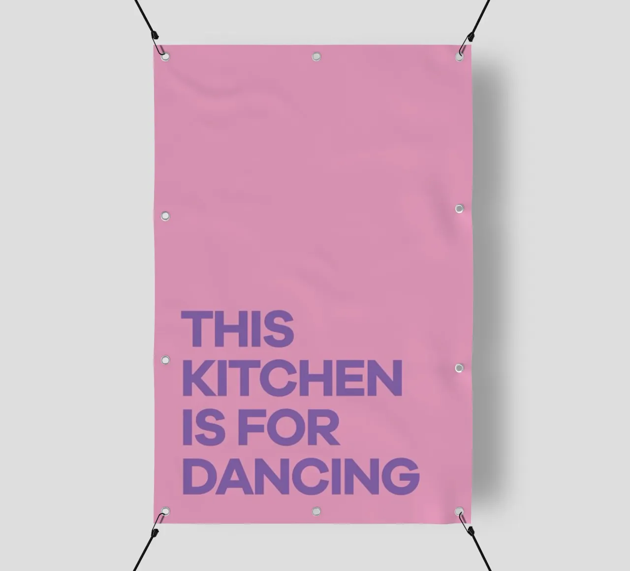 This Kitchen is for Dancing Purple pvc cover by Pure