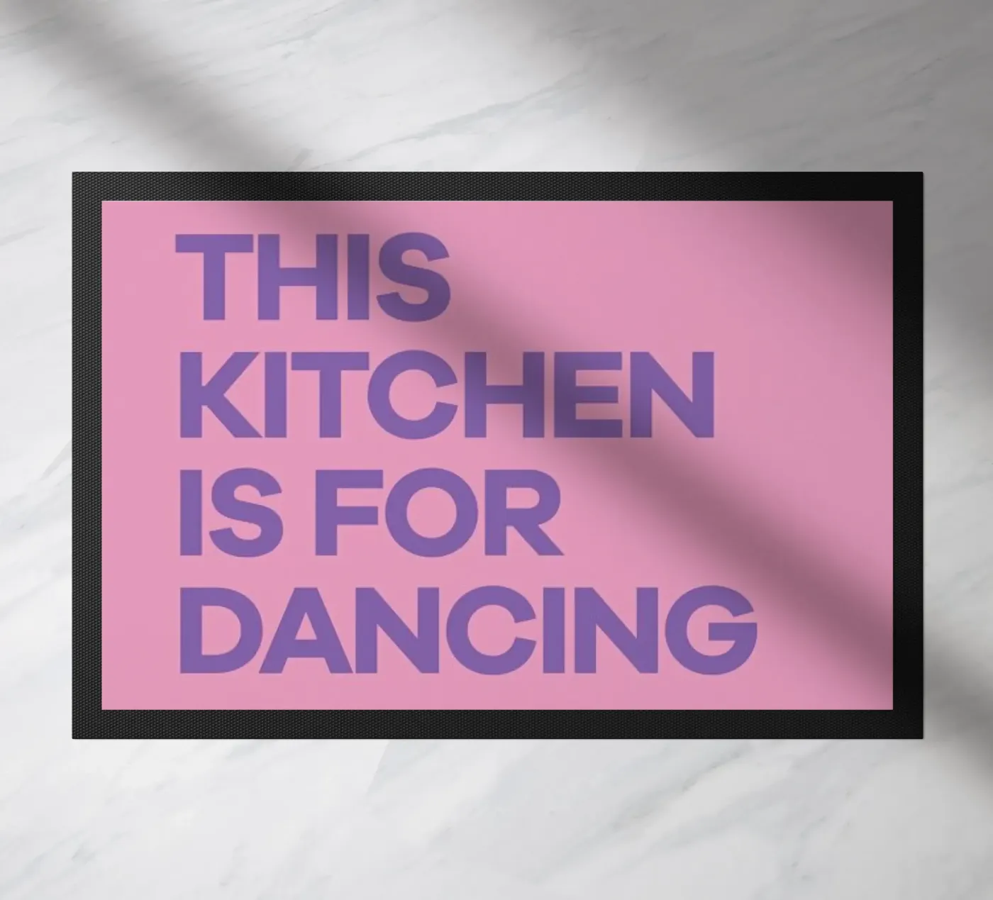 This Kitchen is for Dancing Purple zerbino da Pure