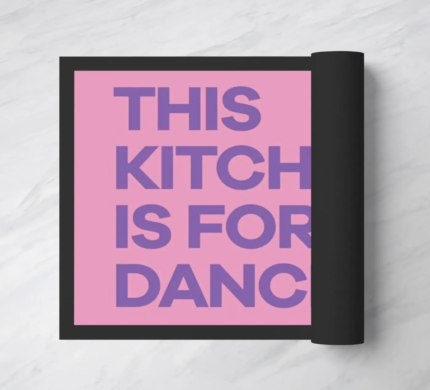 This Kitchen is for Dancing Purple zerbino da Pure