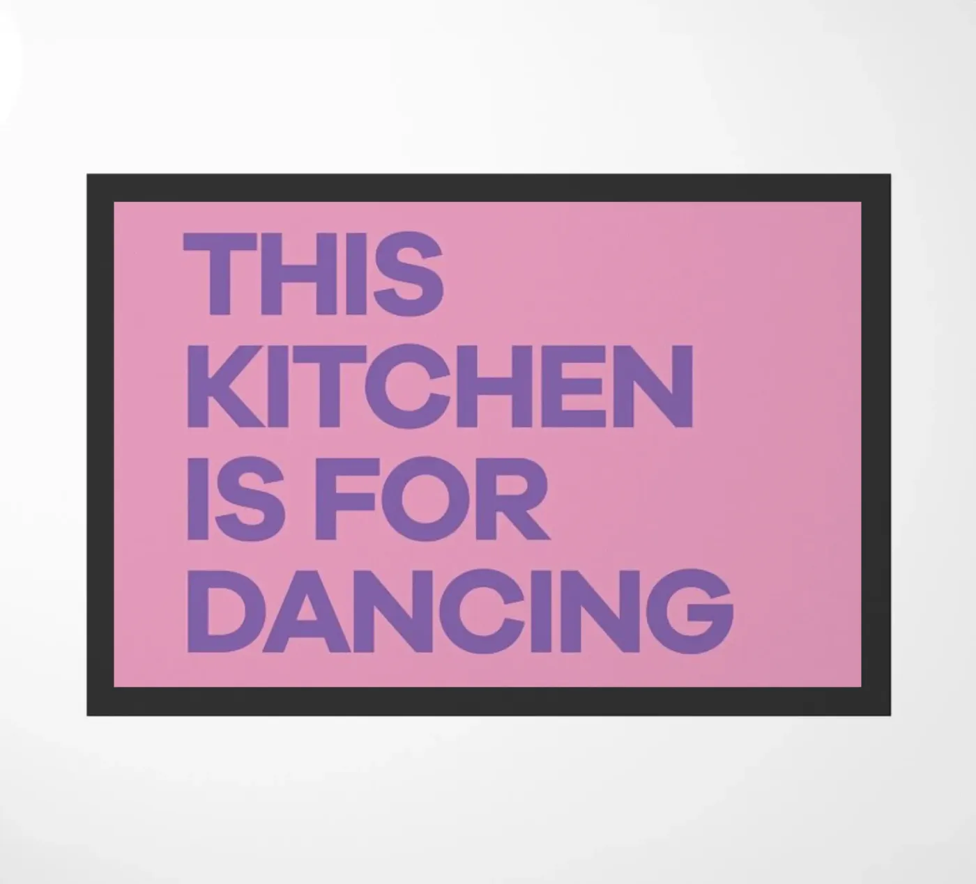 This Kitchen is for Dancing Purple zerbino da Pure