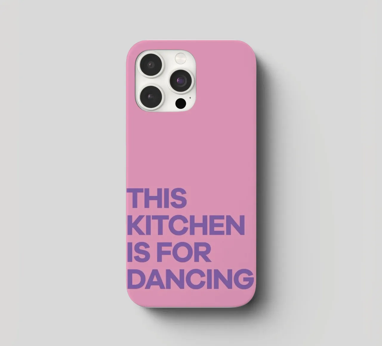 This Kitchen is for Dancing Purple iphone hoesje van Pure