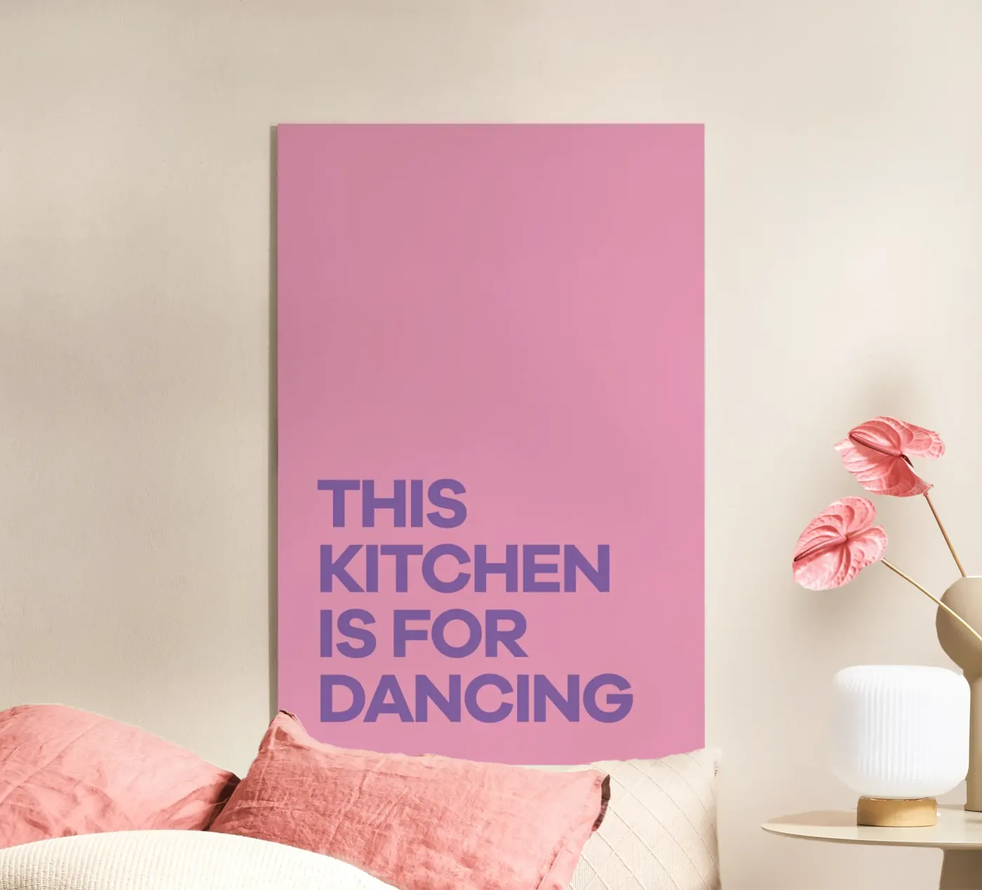 This Kitchen is for Dancing Purple plexiglass da Pure