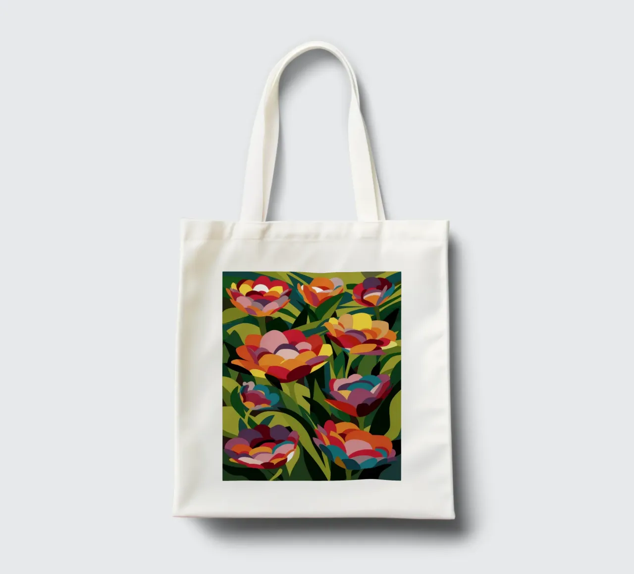 Impressionist Bloom Field tote bag by Arcane Lines