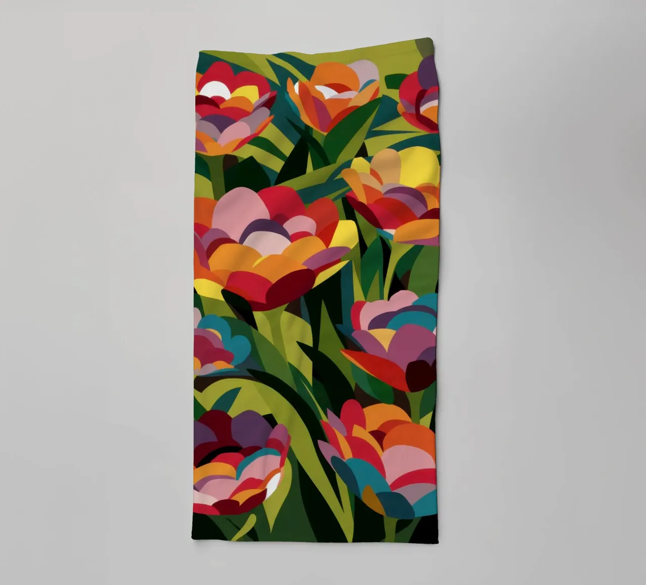 Impressionist Bloom Field towel by Arcane Lines