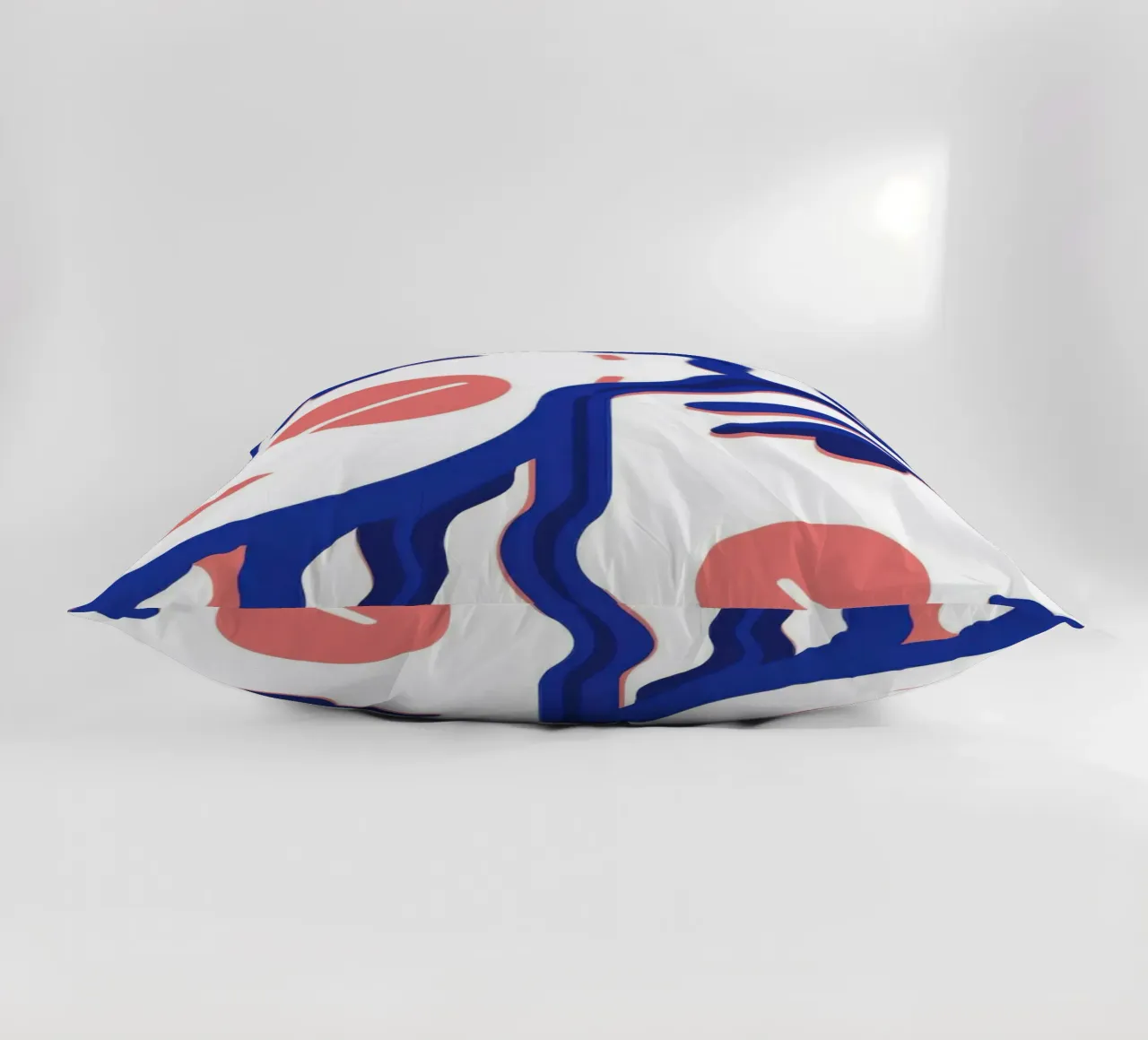 Wavy Face Abstract decorative cushion by Marigold Tiga