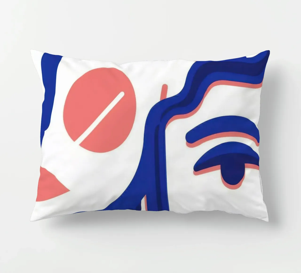 Wavy Face Abstract decorative cushion by Marigold Tiga