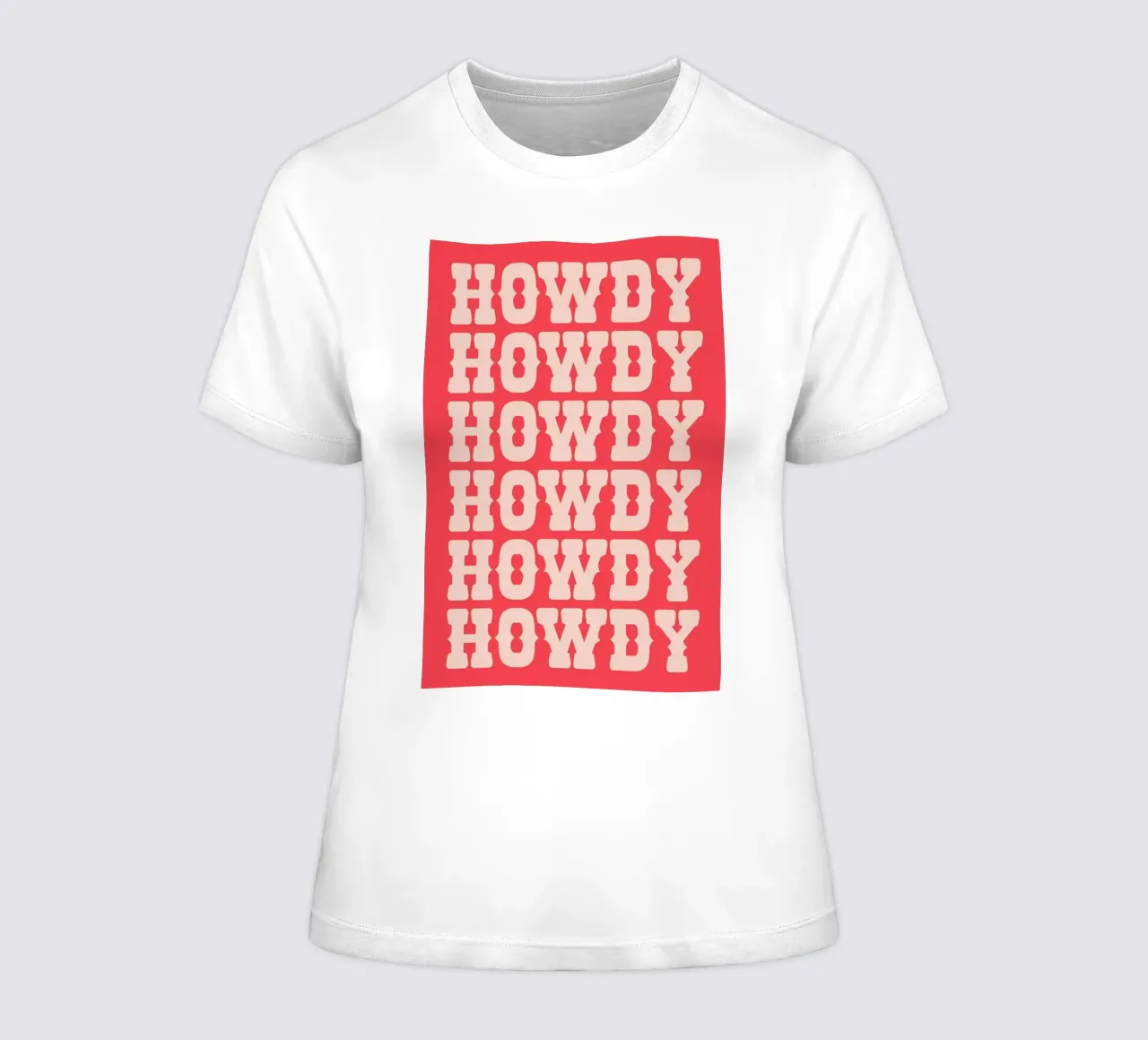 Howdy women's fitted t-shirt by Pure