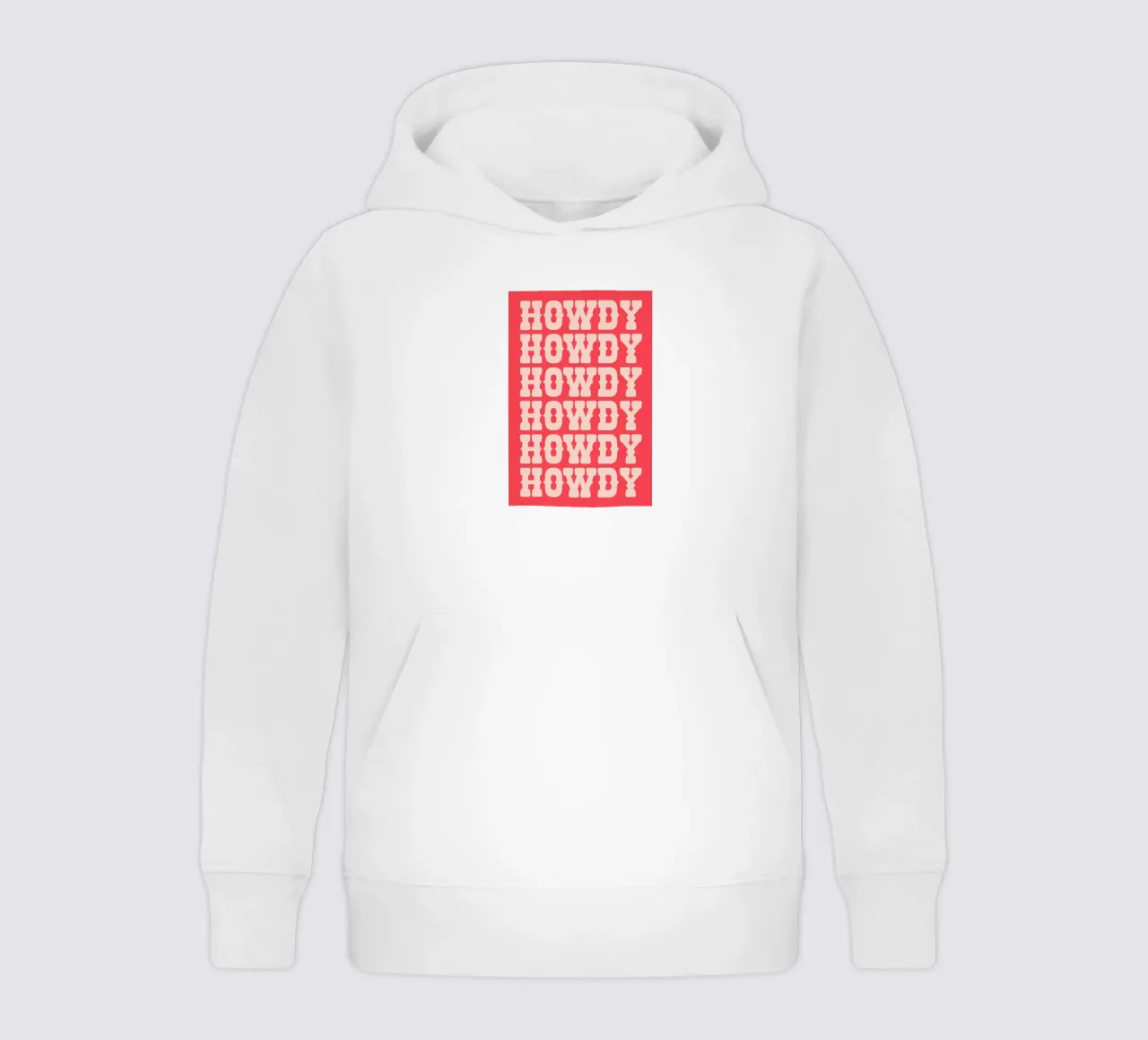 Howdy kids hoodie by Pure