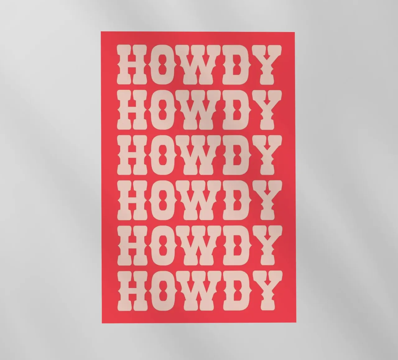 Howdy backlit film by Pure