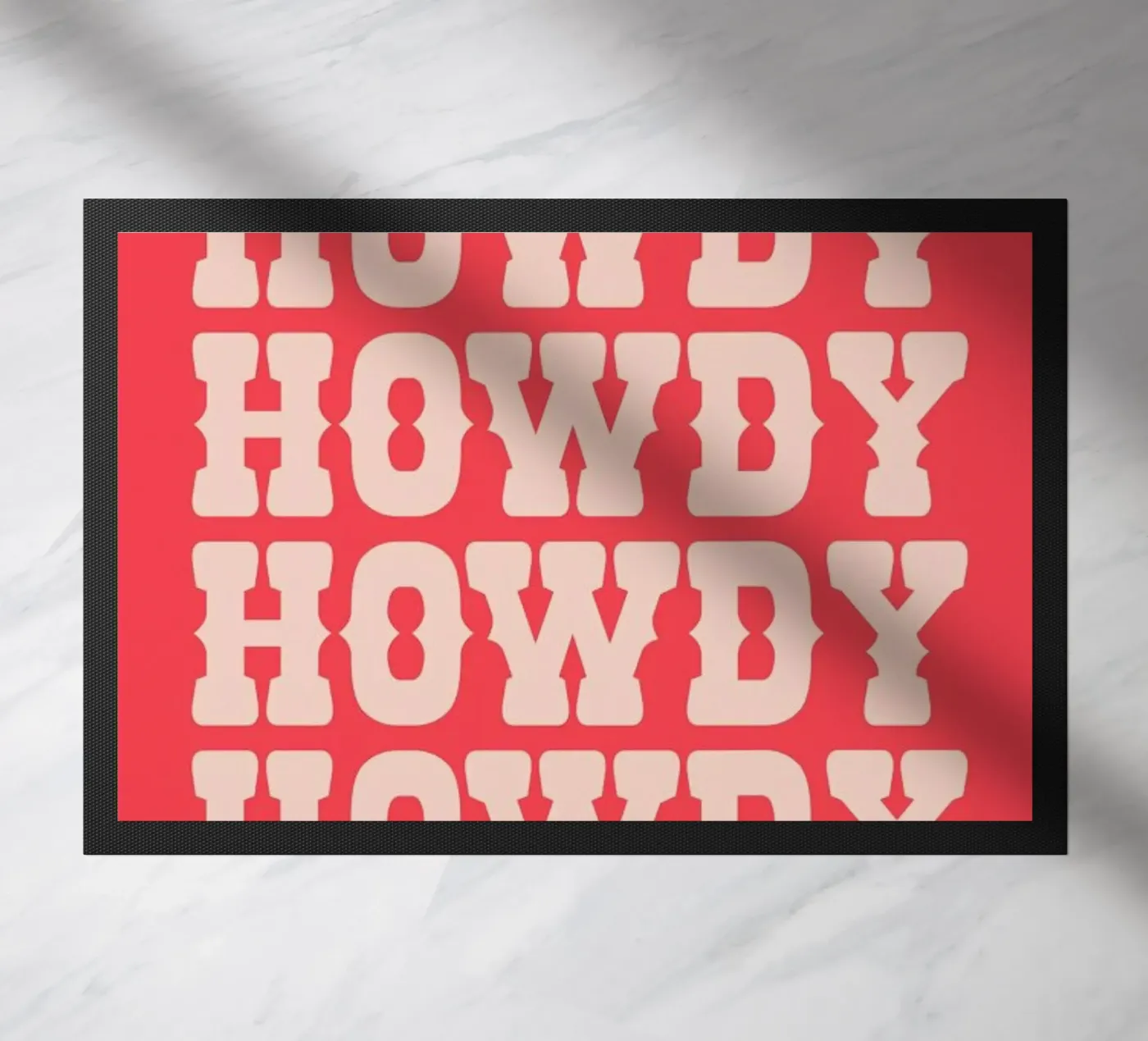 Howdy deurmat van Pure