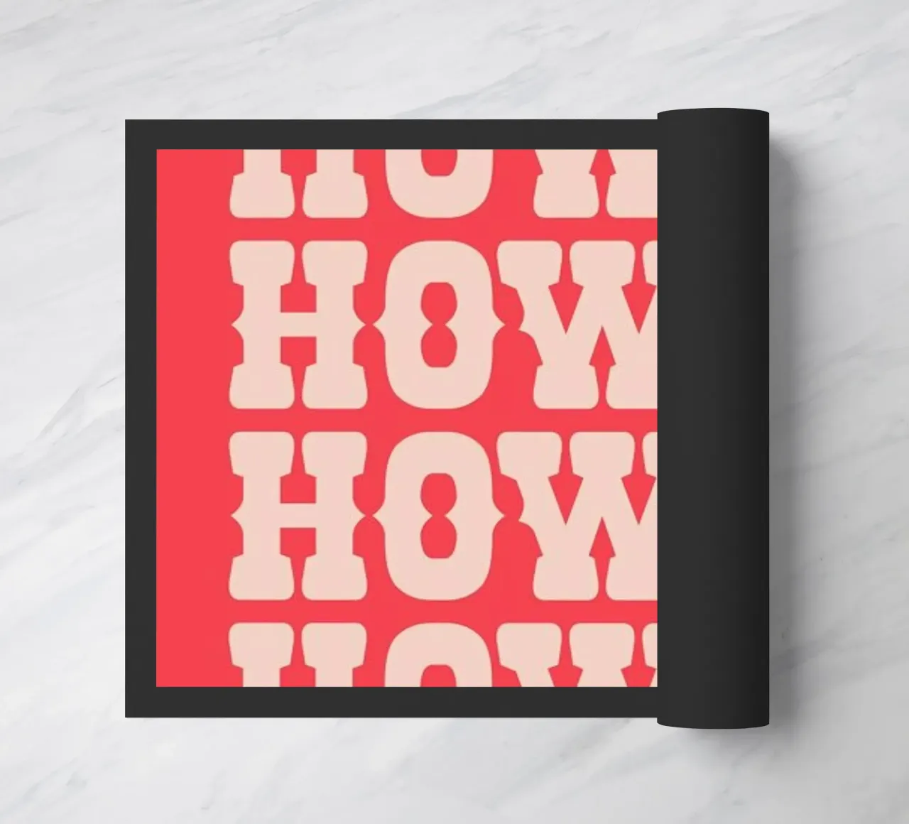 Howdy deurmat van Pure