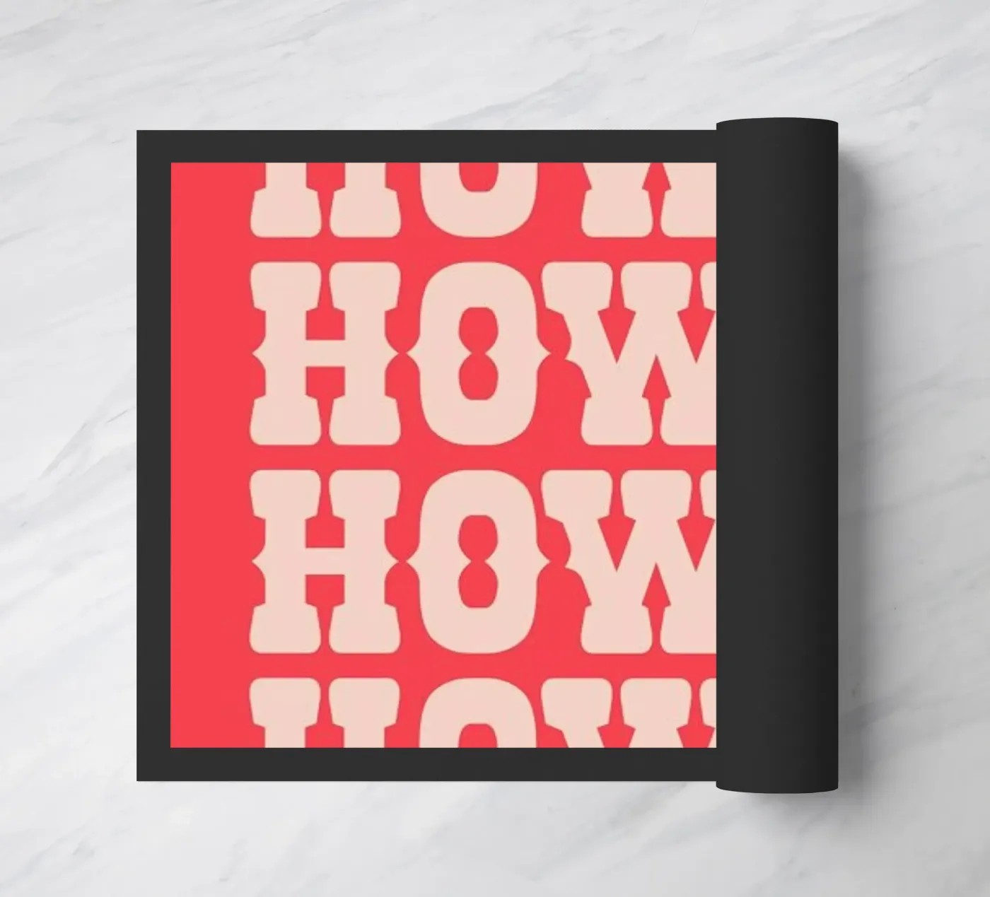 Howdy deurmat van Pure