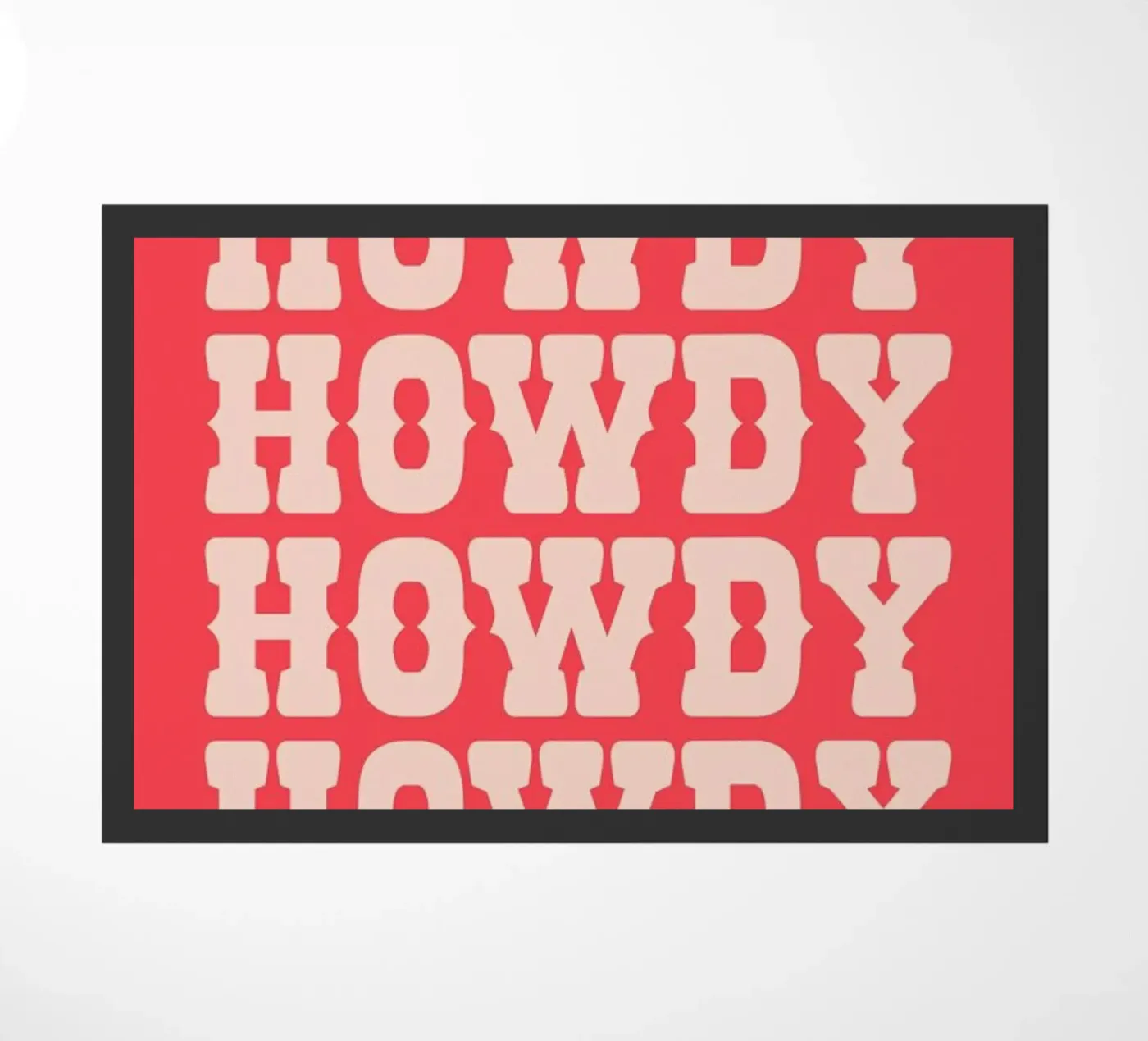 Howdy deurmat van Pure