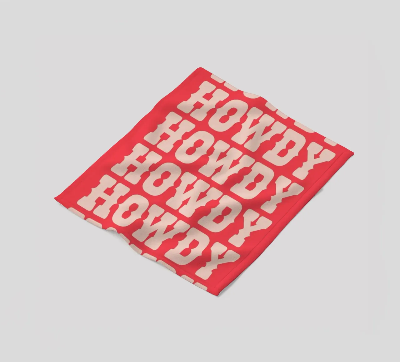 Howdy fleece blanket by Pure